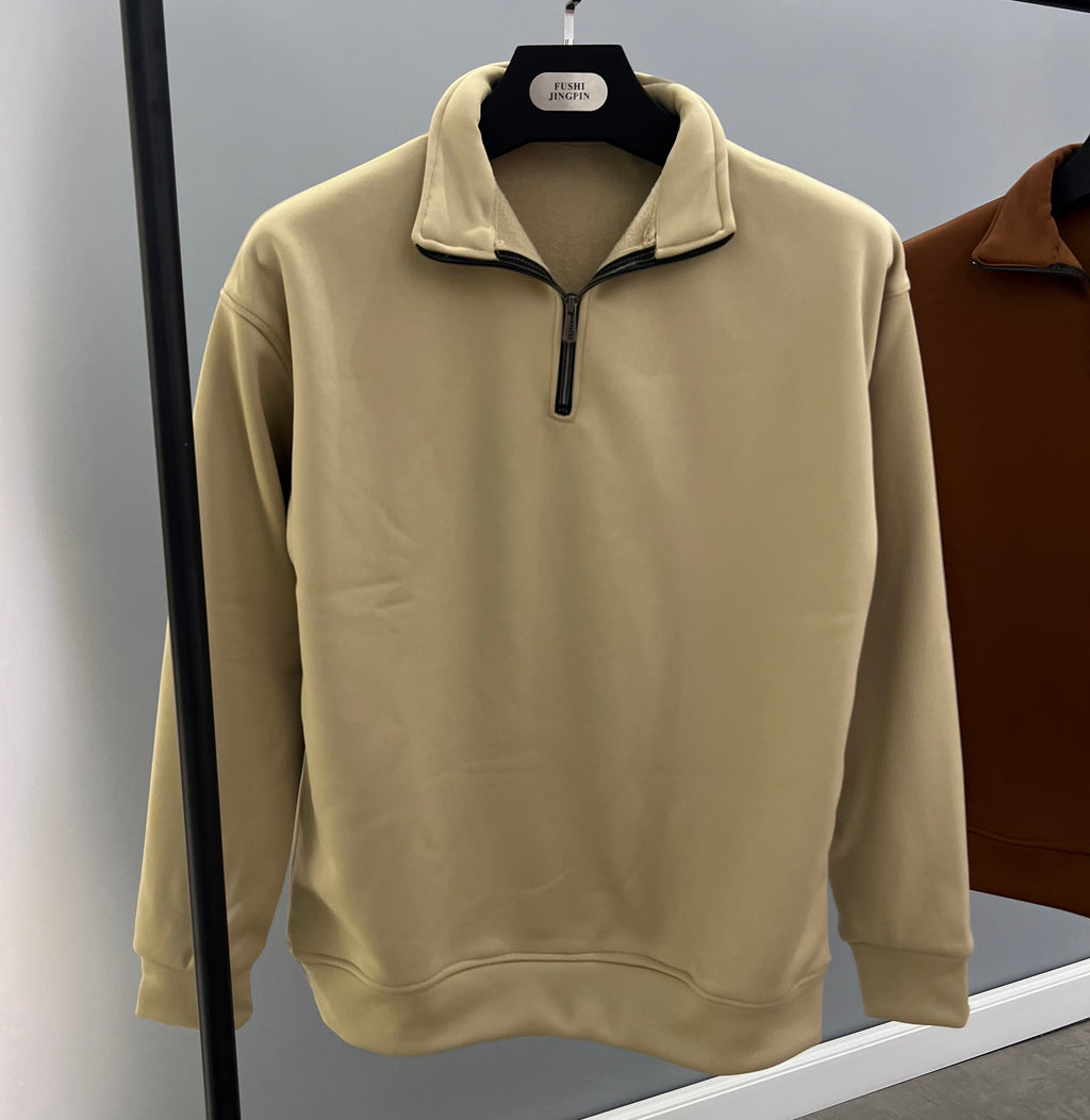 Half-zip oversize