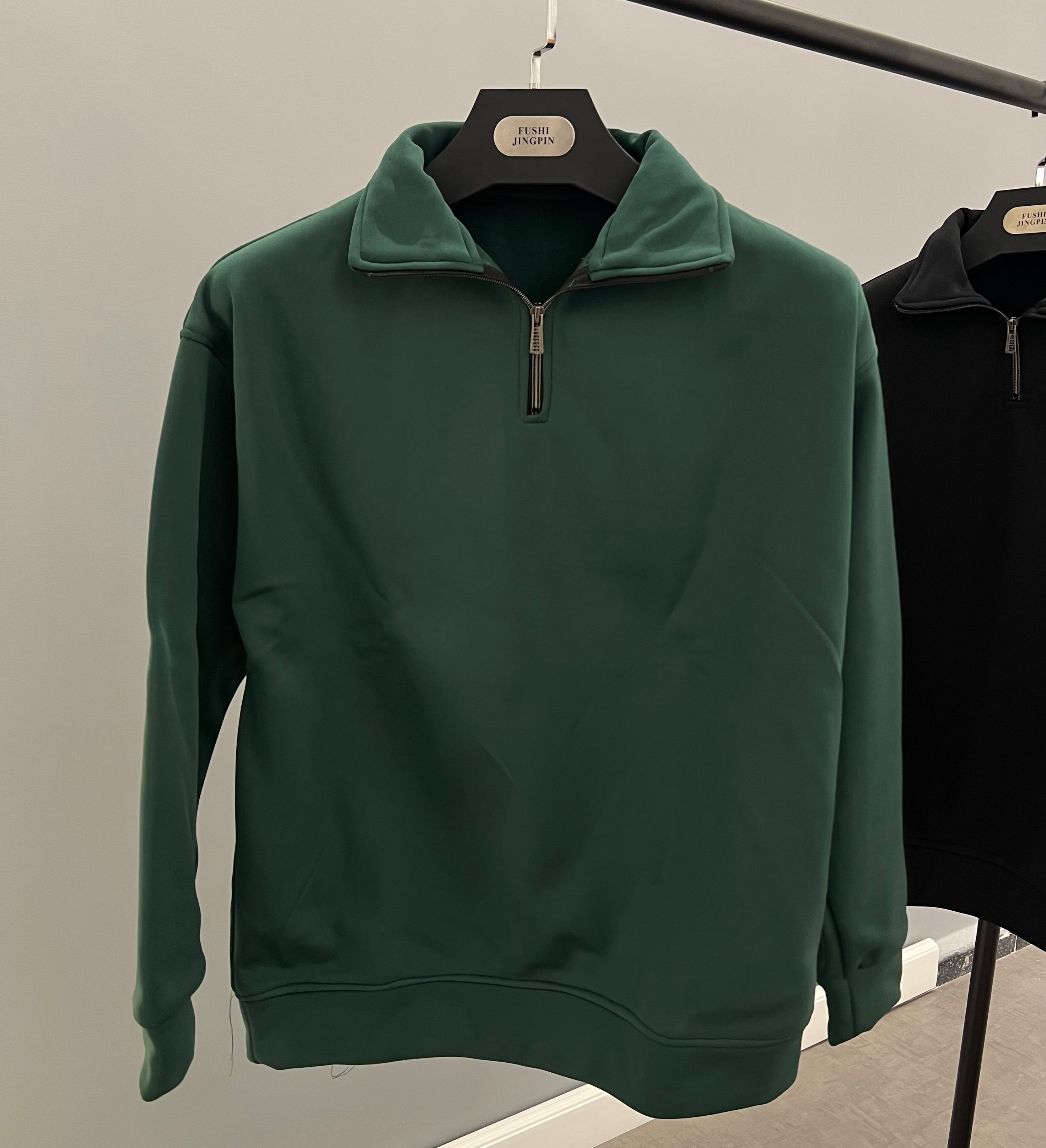 Half-zip oversize