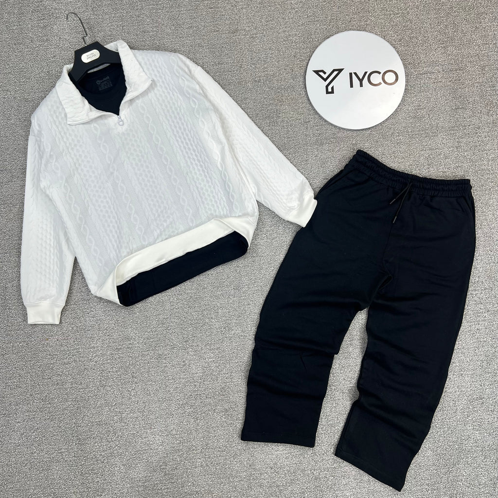 Ensemble half-zip om 3pcs