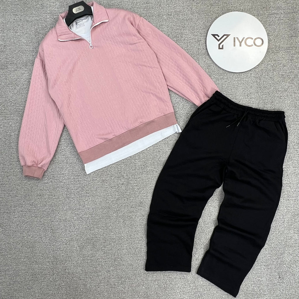Ensemble half-zip om 3pcs