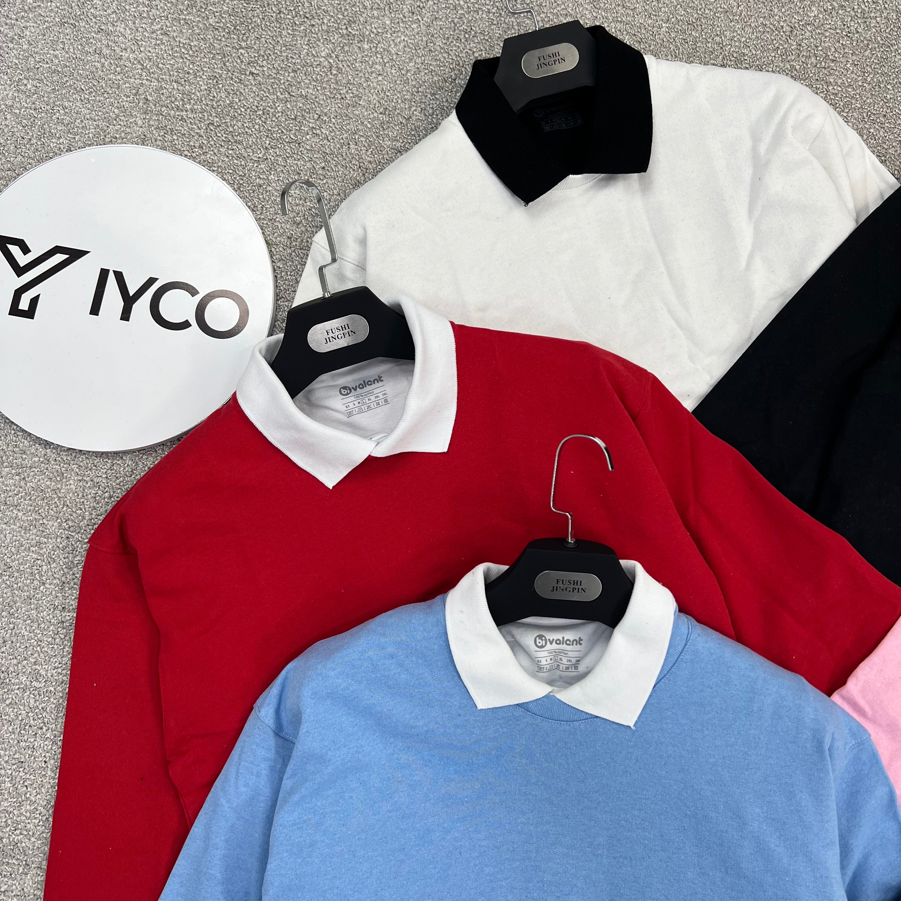 Ensemble sweat-shirt + polo