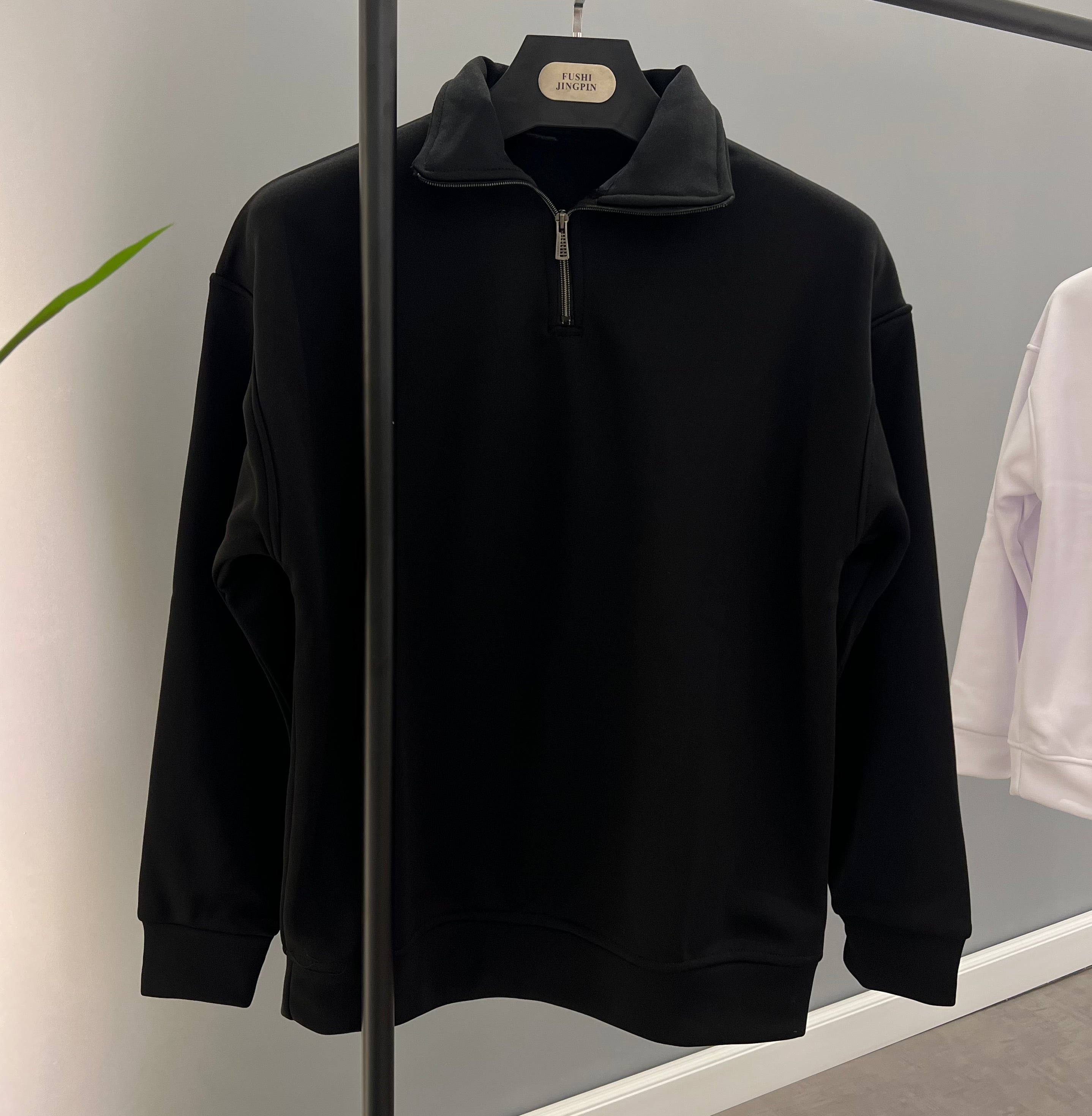 Half-zip oversize