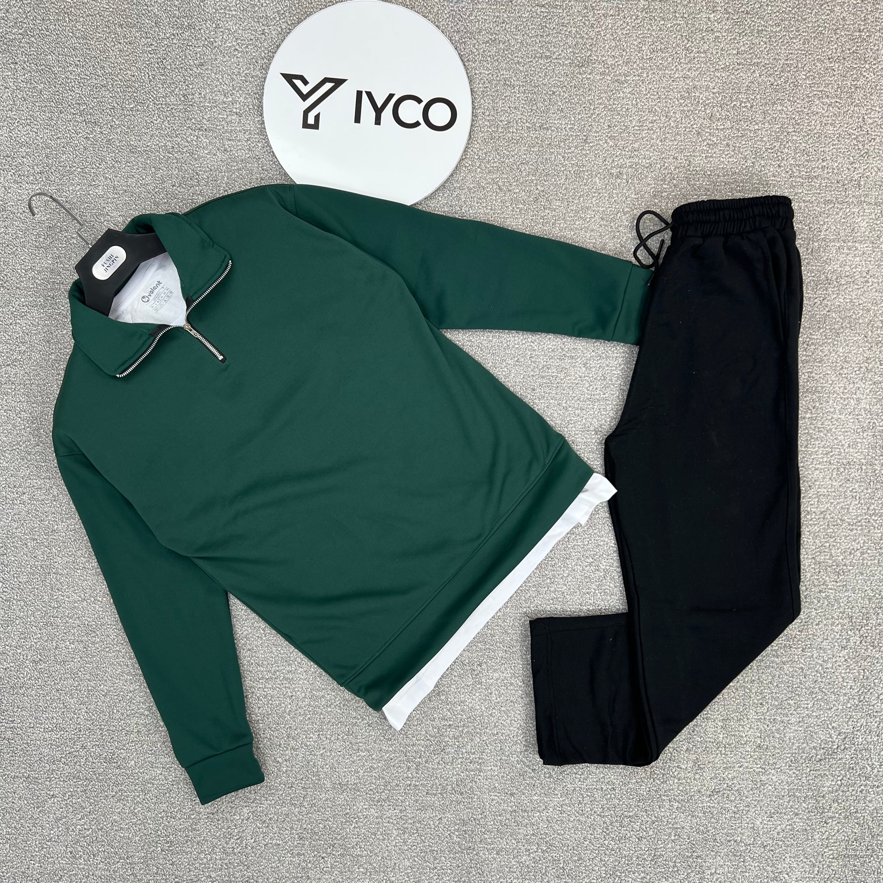 Ensemble half-zip 3pcs