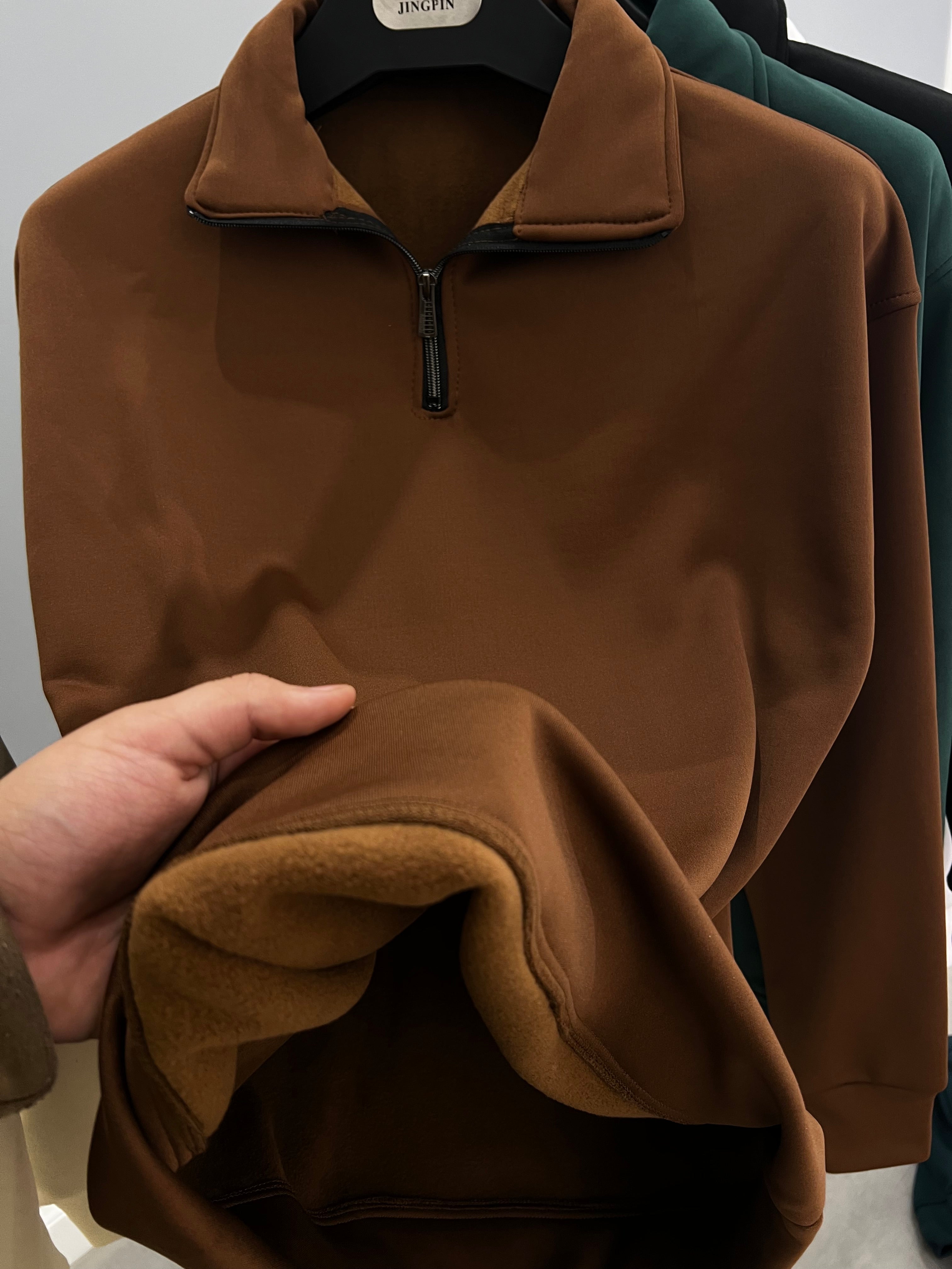 Half-zip oversize
