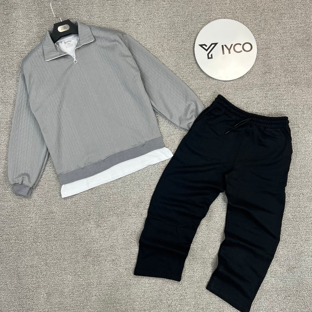 Ensemble half-zip om 3pcs