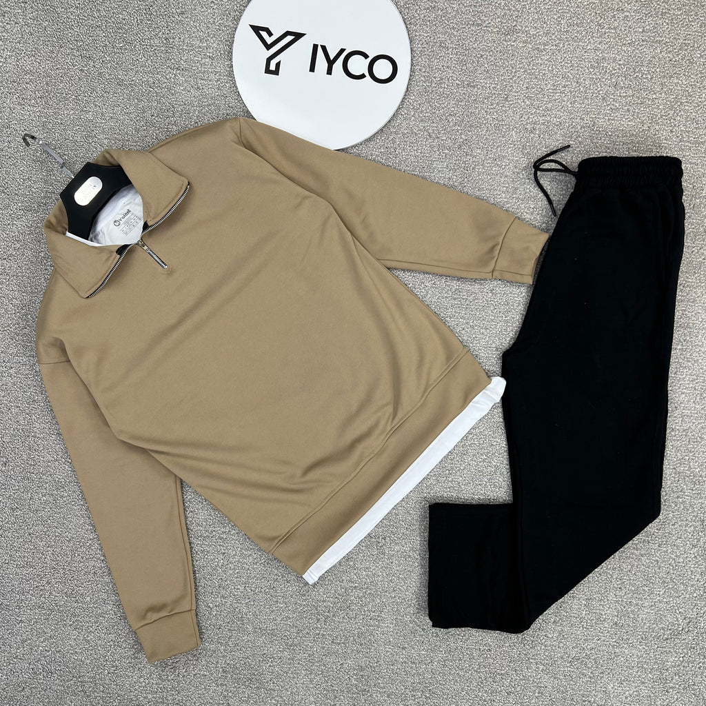 Ensemble half-zip 3pcs